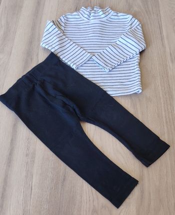 Ensemble t-shirt manche longue + leggings