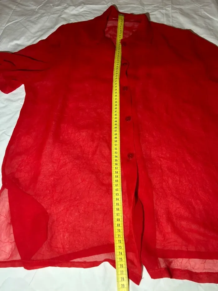 Chemise d’été rouge - photo numéro 10