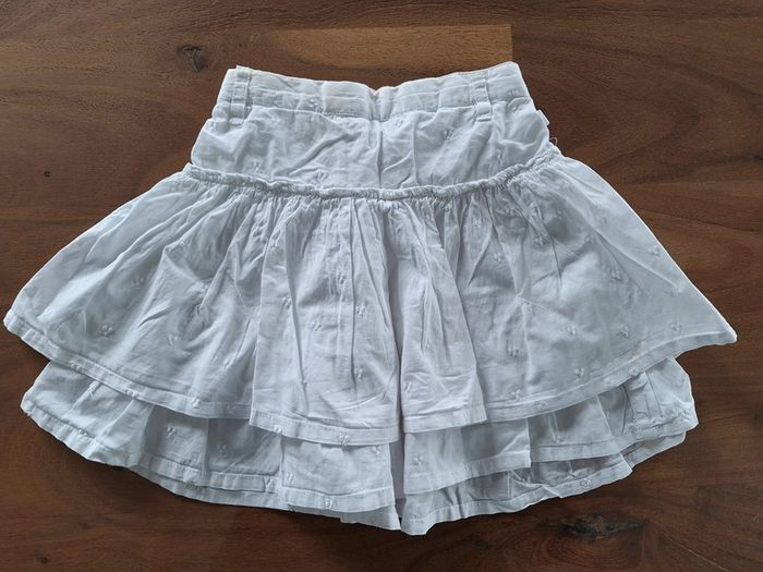 Jupe blanche Okaidi 6 ans - photo numéro 2