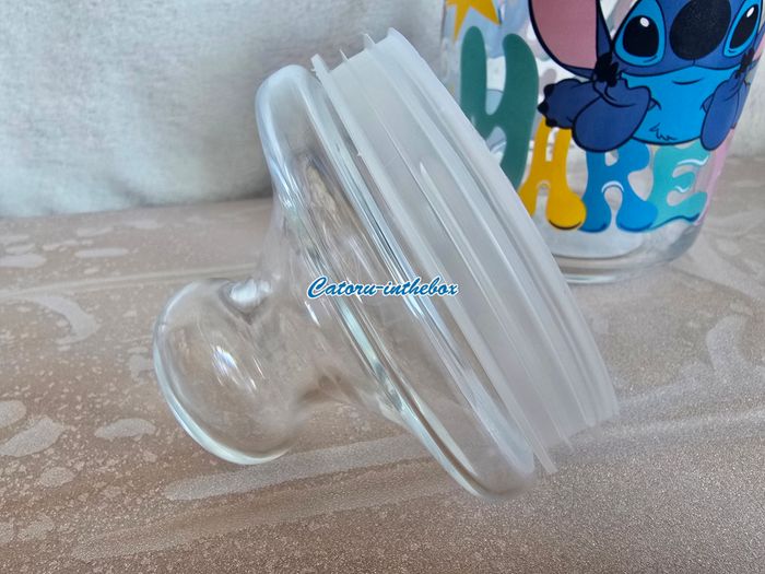 Pot en verre / Glass jar Disney Stitch 1L - photo numéro 7