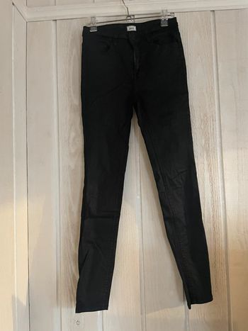Pantalon slim noir ciré - Pimkie - 34