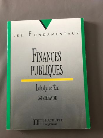 Livre Finances Publiques : Le budget de l’état