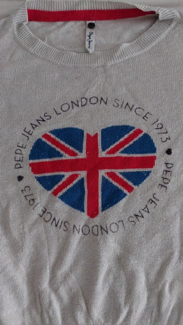 Pull fille 8 ans beige Pepe jeans - photo numéro 4