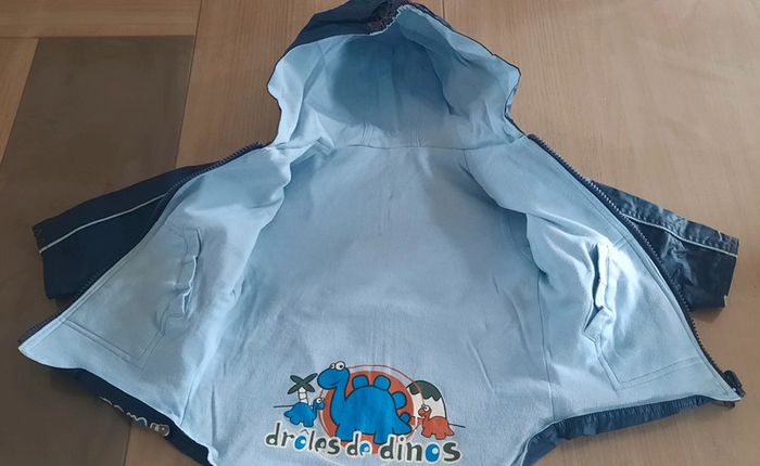 Coupe vent reversible, imperméable garçon 12 mois - photo numéro 2