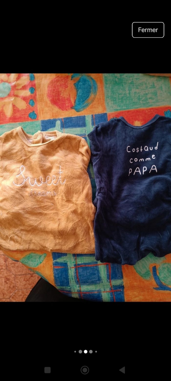Lot pyjama 6 mois - photo numéro 4