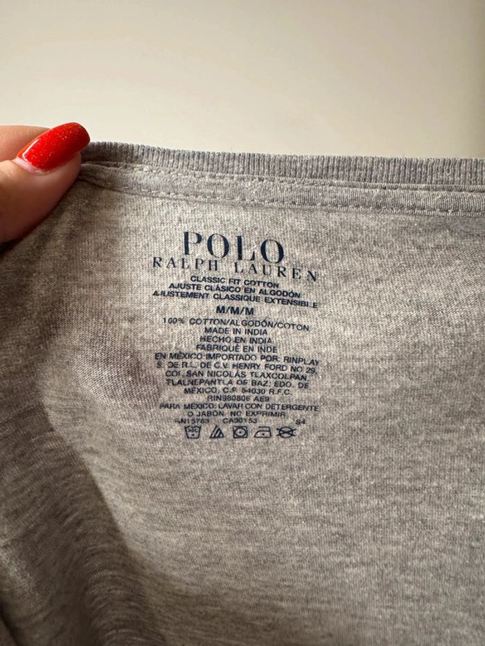 Polo Ralph Lauren homme Taille M Gris - photo numéro 5
