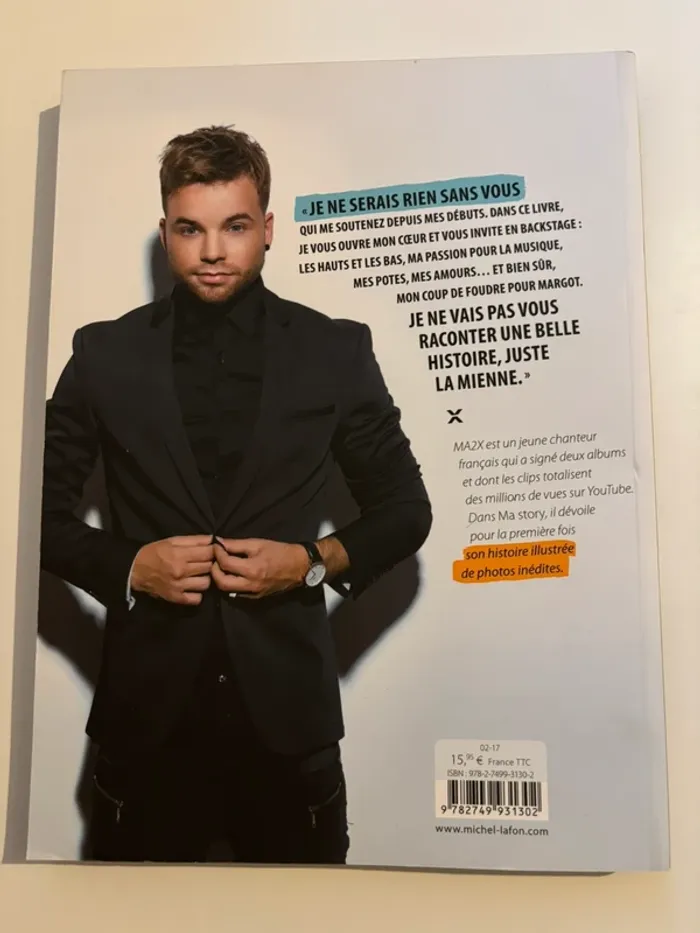 Livre MA2X « ma Story » comme neuf - photo numéro 2