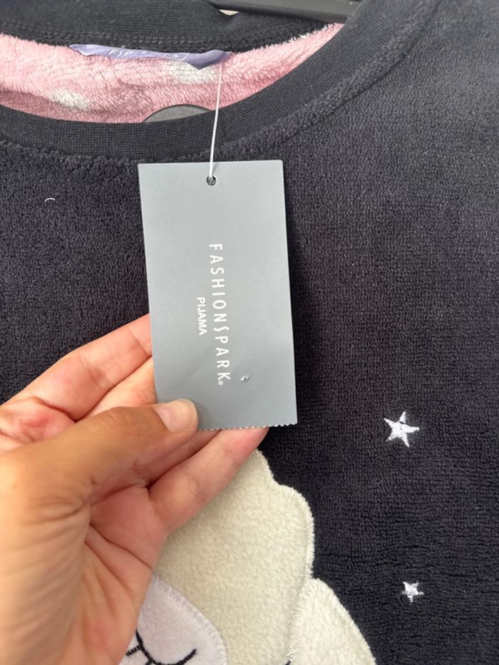 👚ensemble de pyjama chaud d’hiver - fashionspark- taille S - neuf avec étiquette - photo numéro 4