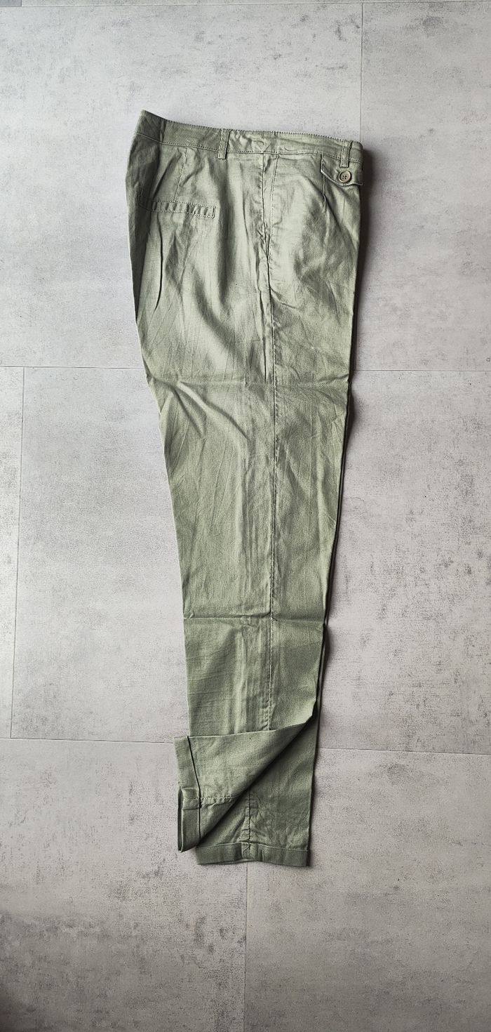 Pantalon lin et coton