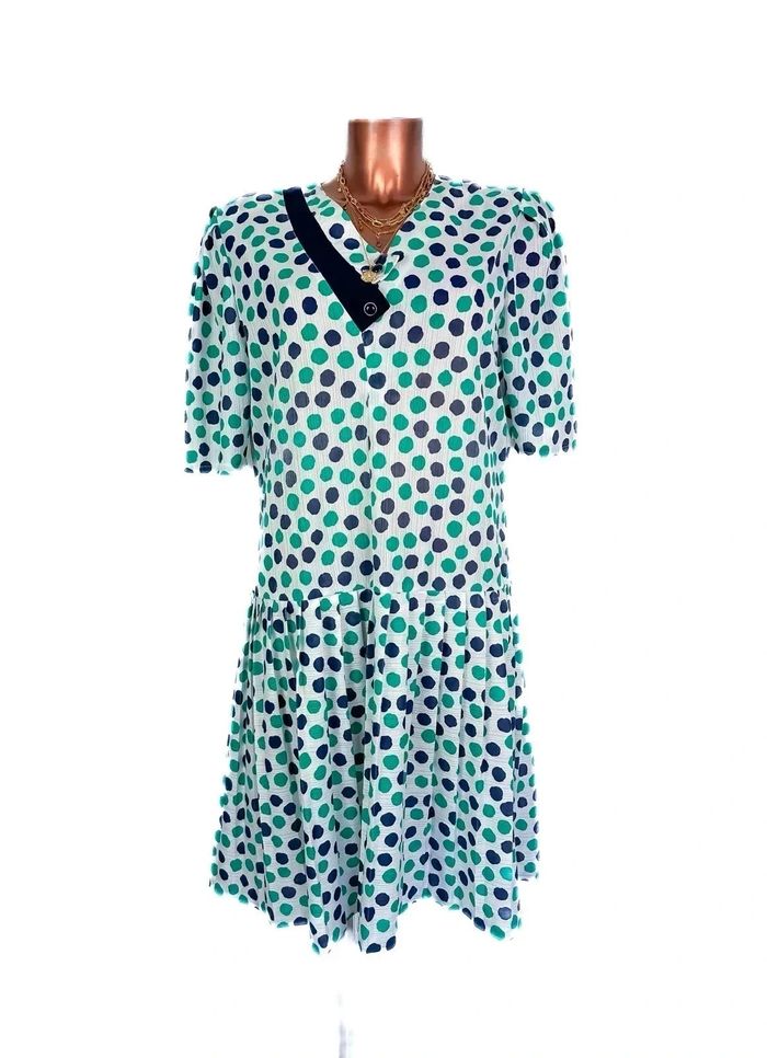 Magnifique robe à pois vintage