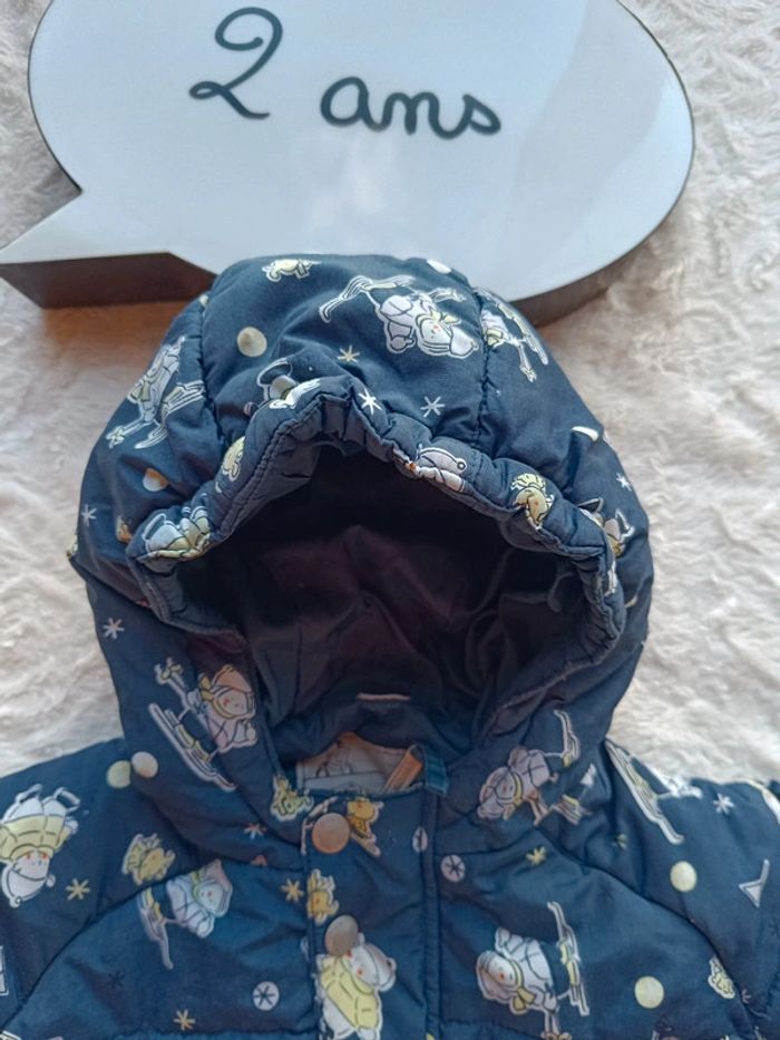 Blouse manteau doudoune avec capuche ski Mixte 2 ans - photo numéro 5