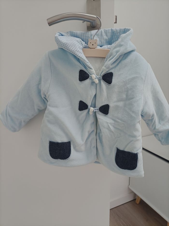 Manteau bleu 12mois