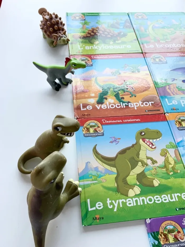 📚 livres avec figurines le monde des dinosaures. altaya De agostini - photo numéro 4