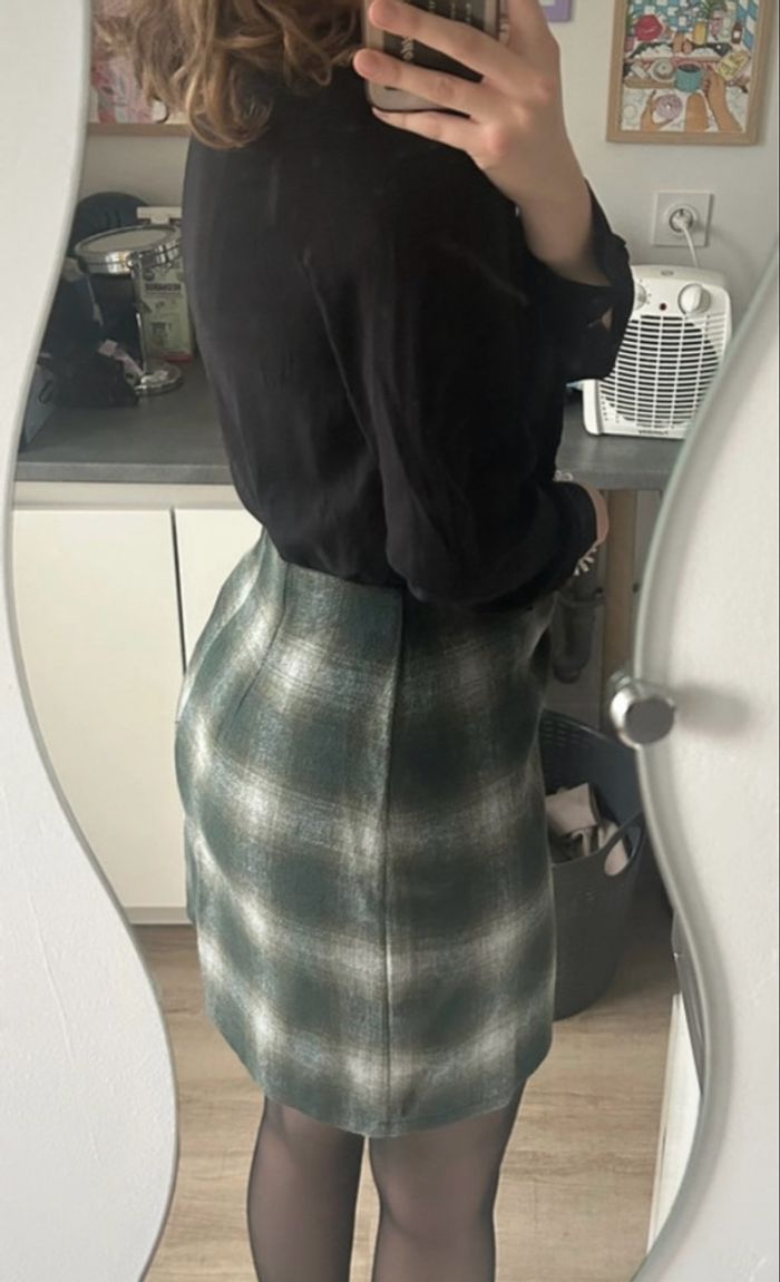 Jupe tartan verte - photo numéro 2