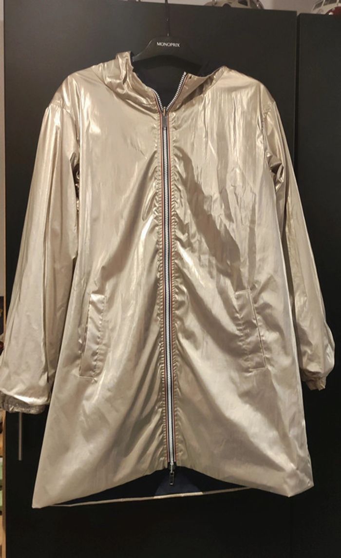 Veste/manteau long imperméable réversible Escandelle - photo numéro 6