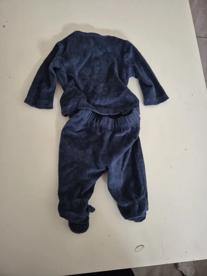 Pyjamas deux pièces 0 mois - photo numéro 3