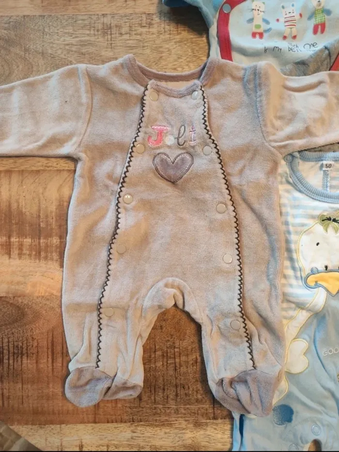 Lot de 10 vêtements naissance garçon - photo numéro 11