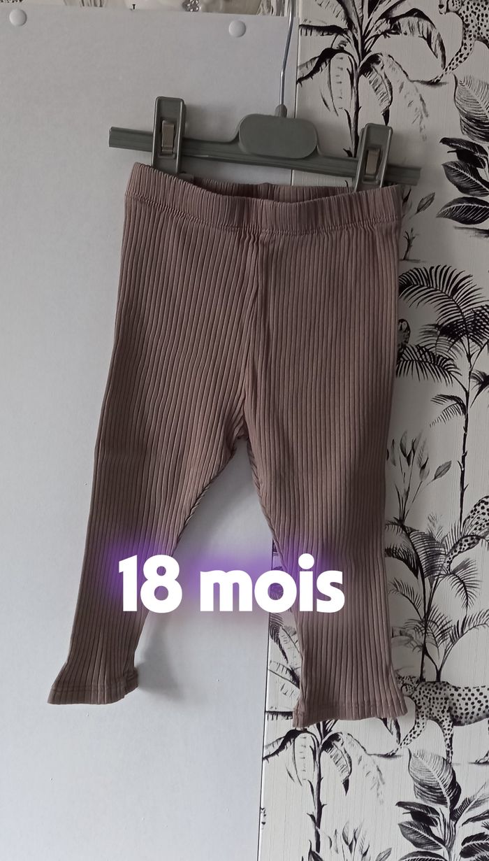 Legging marron Kiabi 18 mois