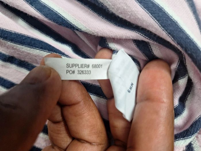 Polo Ralph Lauren rose a rayures - taille L - homme logo brodé (432) - photo numéro 8