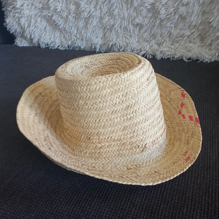 Chapeau paille homme T57cm