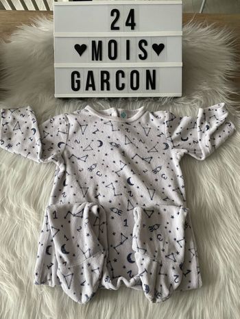 Pyjama « velours » 24 mois