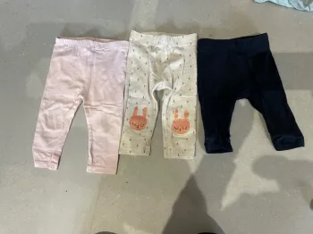 Lot 3 leggins 9 mois