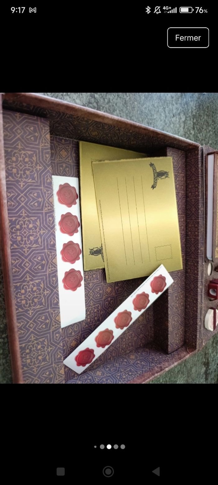 Boite a papeterie harry potter - photo numéro 6