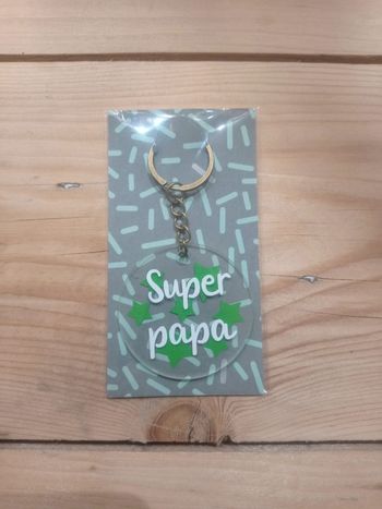 Porte clé super papa