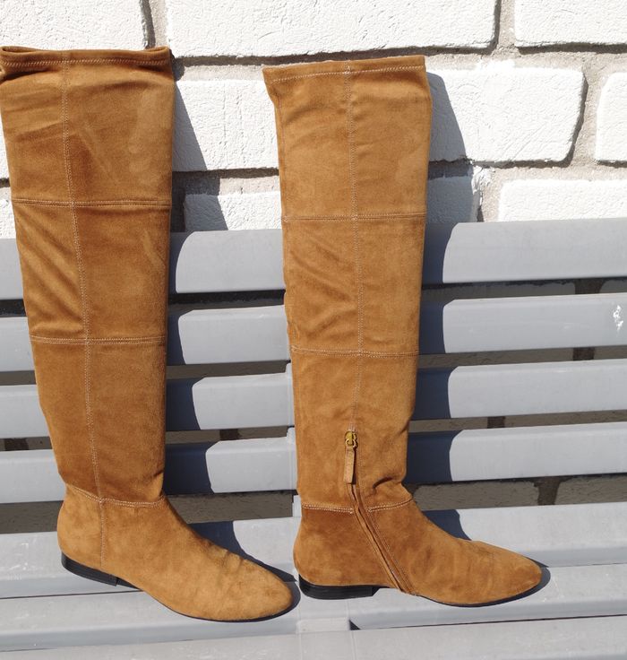 Bottes cuissardes  Mango - marron T39 - photo numéro 6