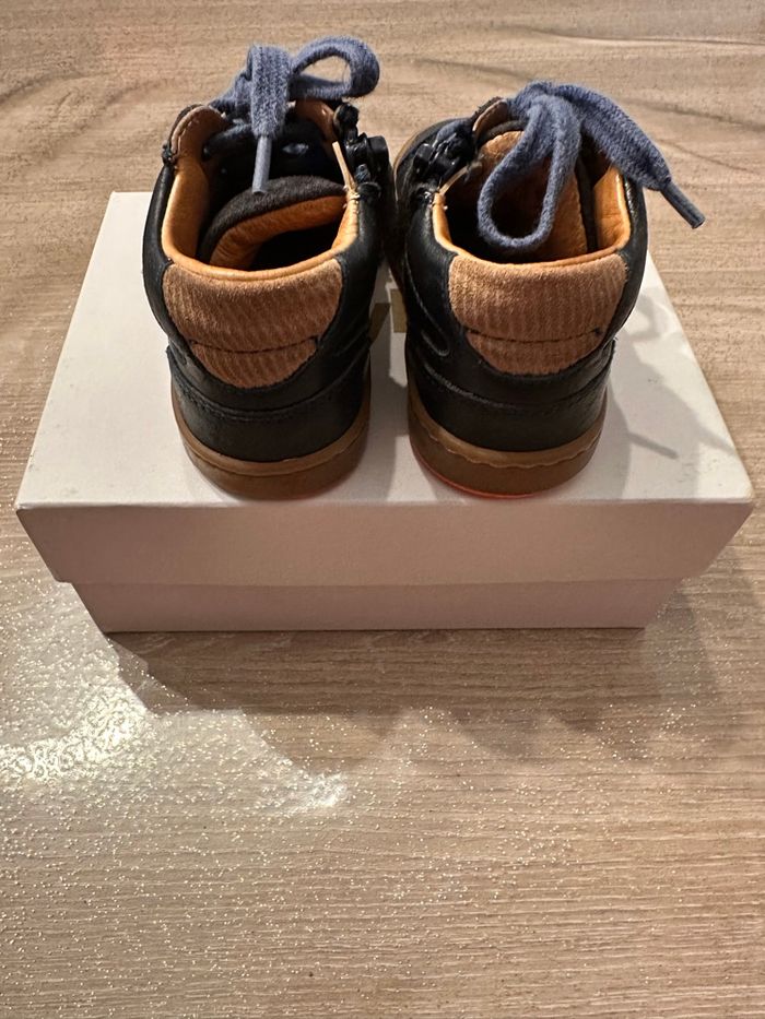 🌸 Chaussures en cuir montantes pour bébé garçon en cuir 🌸 - photo numéro 4