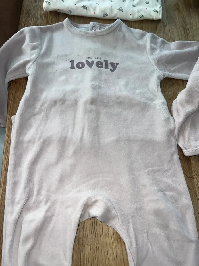 Lot pyjama 12 mois bébé fille 🍭 - photo numéro 9
