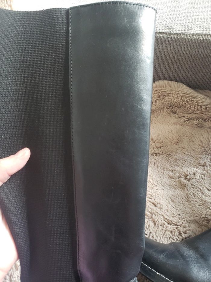 Botte cavaliere en cuir - photo numéro 5