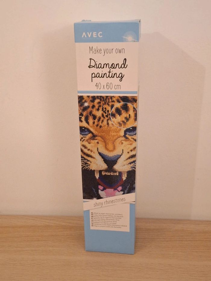 Diamond painting guépard neuf