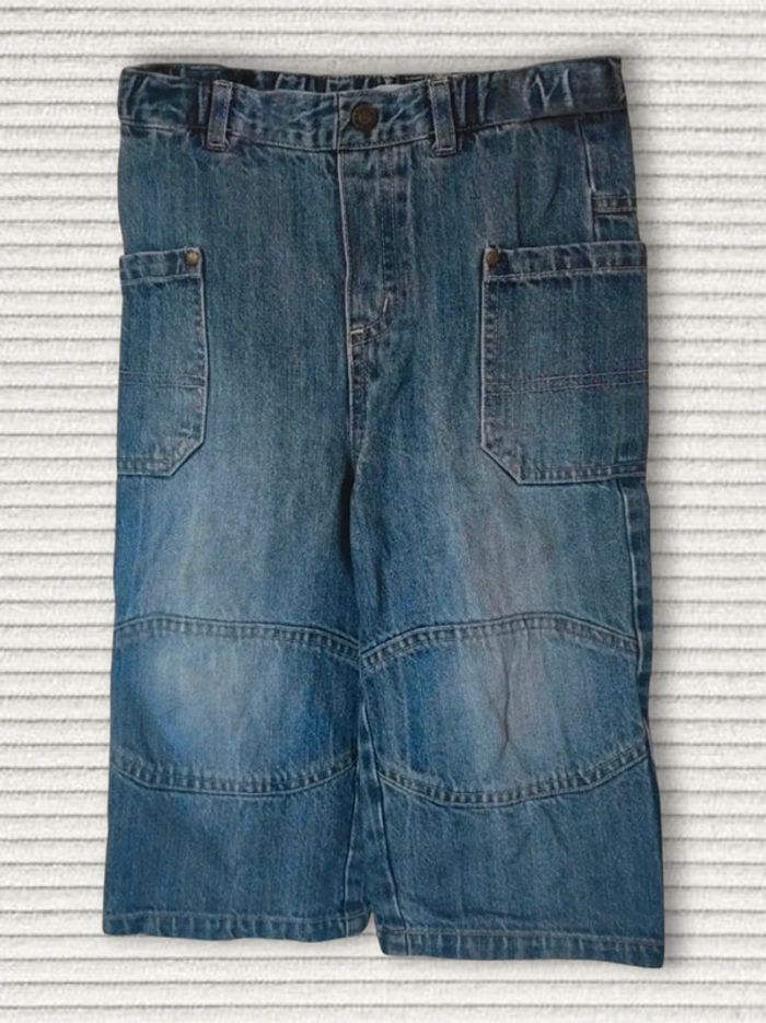 Pantalon jean bleu élastique / Kimbaloo - 24 mois