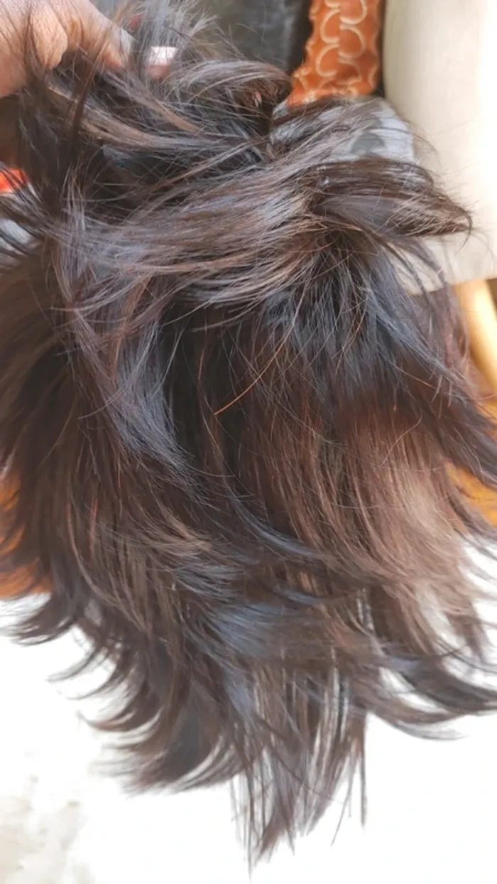 Perruque lace wig Bob en cheveux humains 100 pour 100 naturel 2B - photo numéro 6