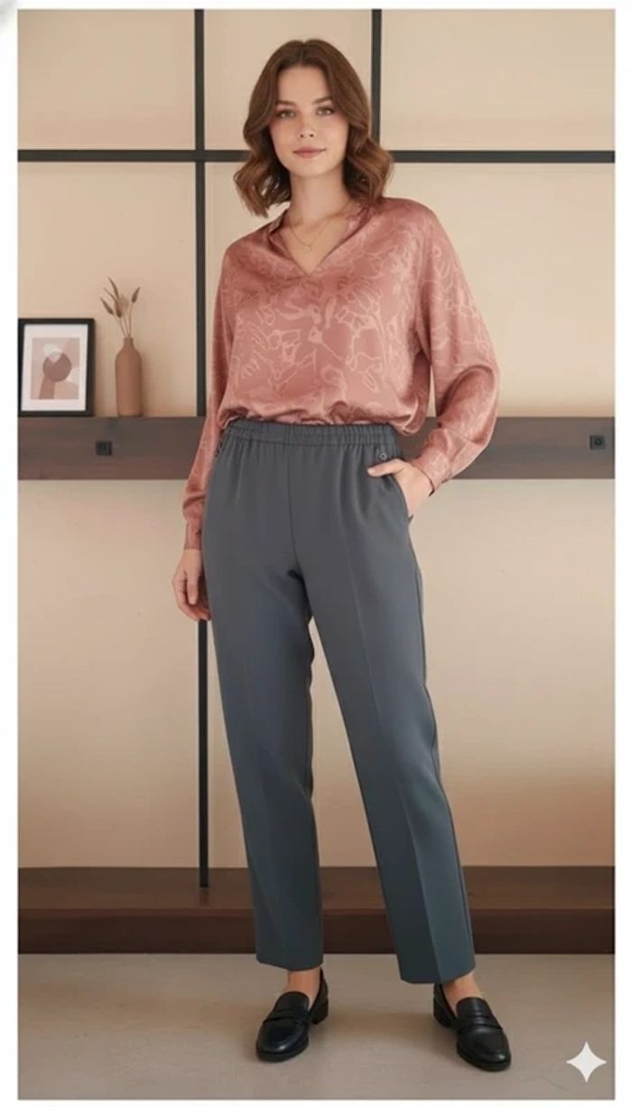 Pantalon tailleur T-L - photo numéro 3