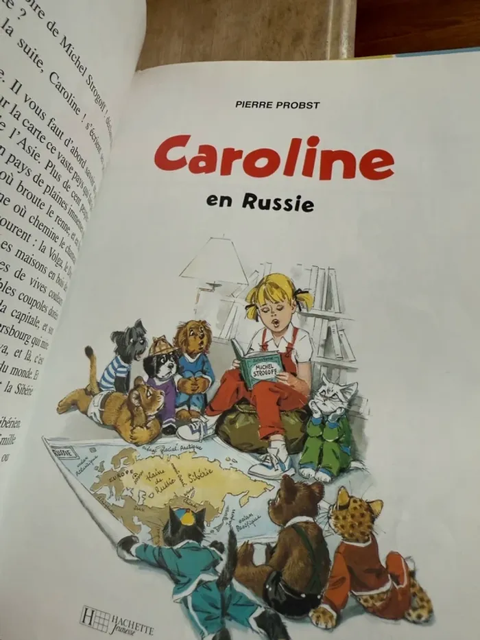 Ouvrage rare de collection - Livre Caroline en Russie Pierre Probst Hachette - photo numéro 5