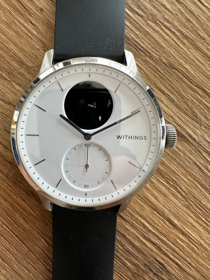 Montre Scanwatch Withings 42mm blanche - photo numéro 3