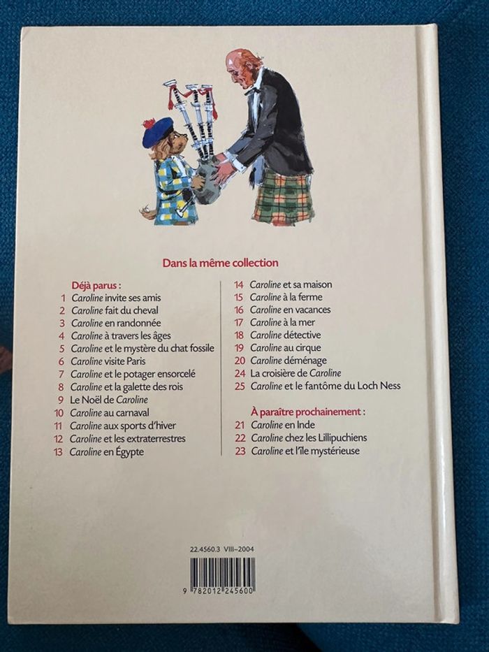 Livre rare Caroline et le Fantôme Monstre du Loch Ness bd album Pierre Probst - photo numéro 2