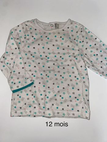 Tee shirt 12 mois
