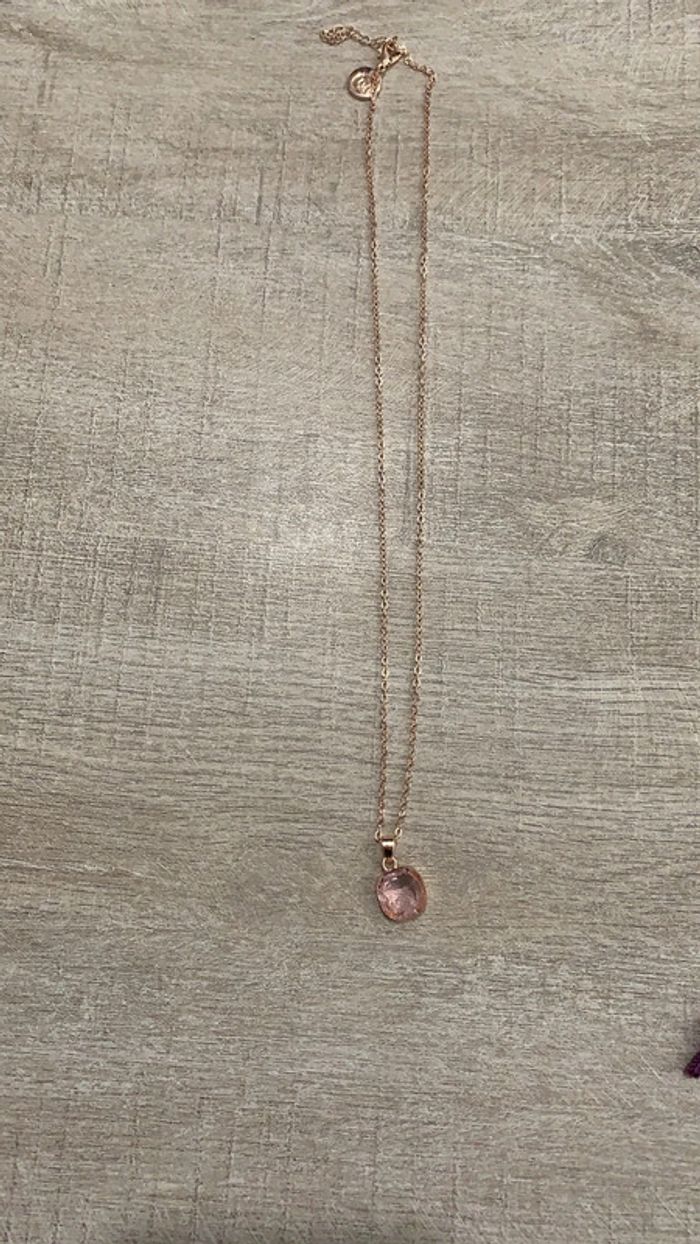 Collier rose gold