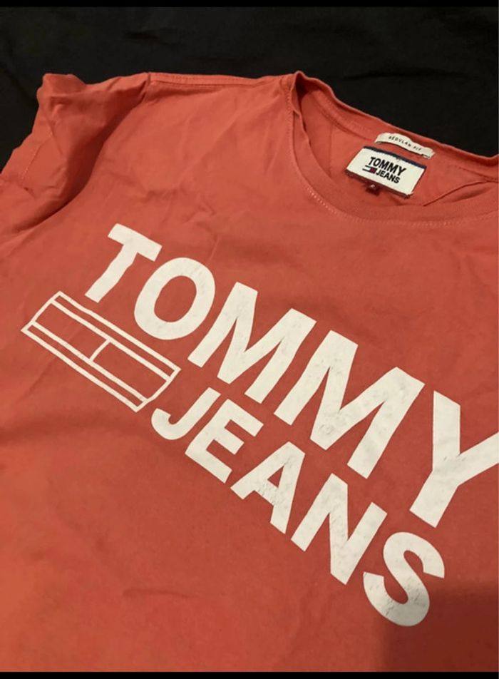 Tee shirt saumon Tommy Jeans homme T.S - photo numéro 2