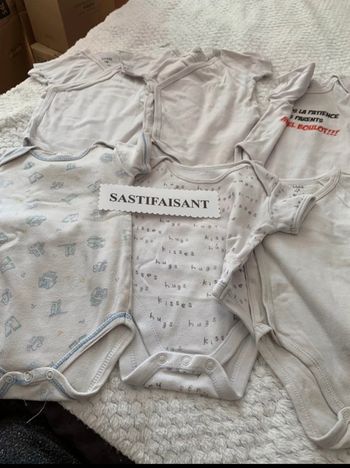 Lot de 6 bodies