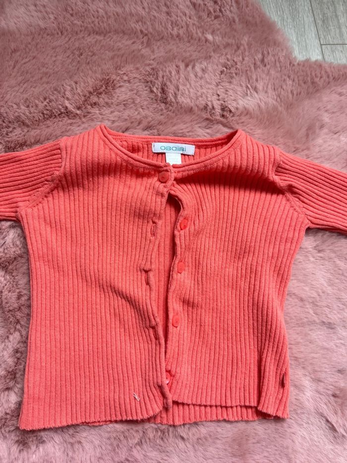 2 gilets bébé fille 6 mois - photo numéro 2