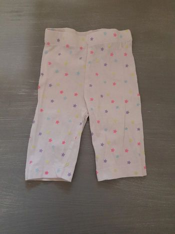 Pantacourt legging fille 100% coton