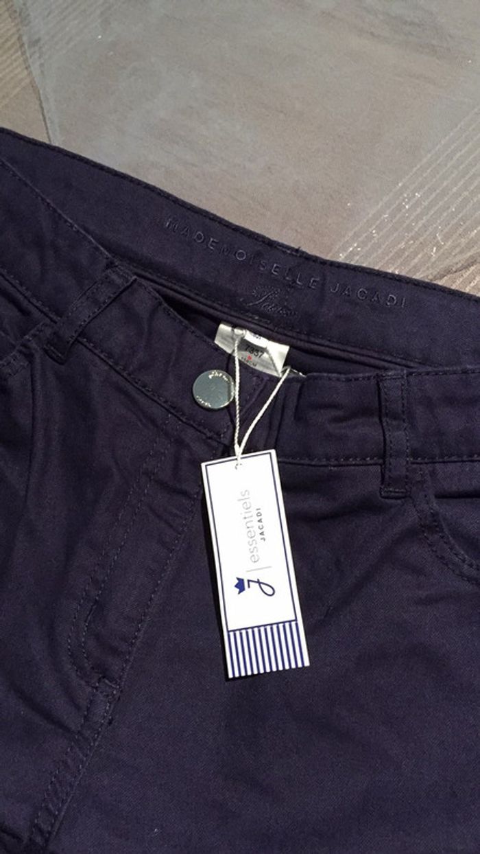 Pantalon jeans Betsy marine JACADI 158cm neuf - photo numéro 3