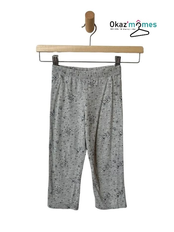 Pyjama 2 pièces bleu marine et gris - La Redoute 4 ans (102cm) - photo numéro 4