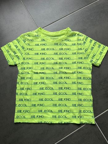 T-shirt manches courtes jaune fluo Primark garçon