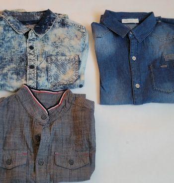 Chemises garçon  taille 10 ans
