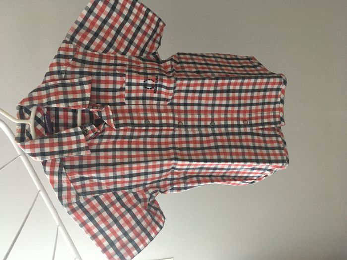 Chemisette à carreaux Sergent Major – 3 ans (comme neuve)